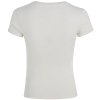 T-shirt Tommy Jeans koszulka bluzka damska kremowa